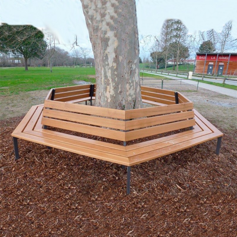 Banc al voltant de l'arbre Silaos